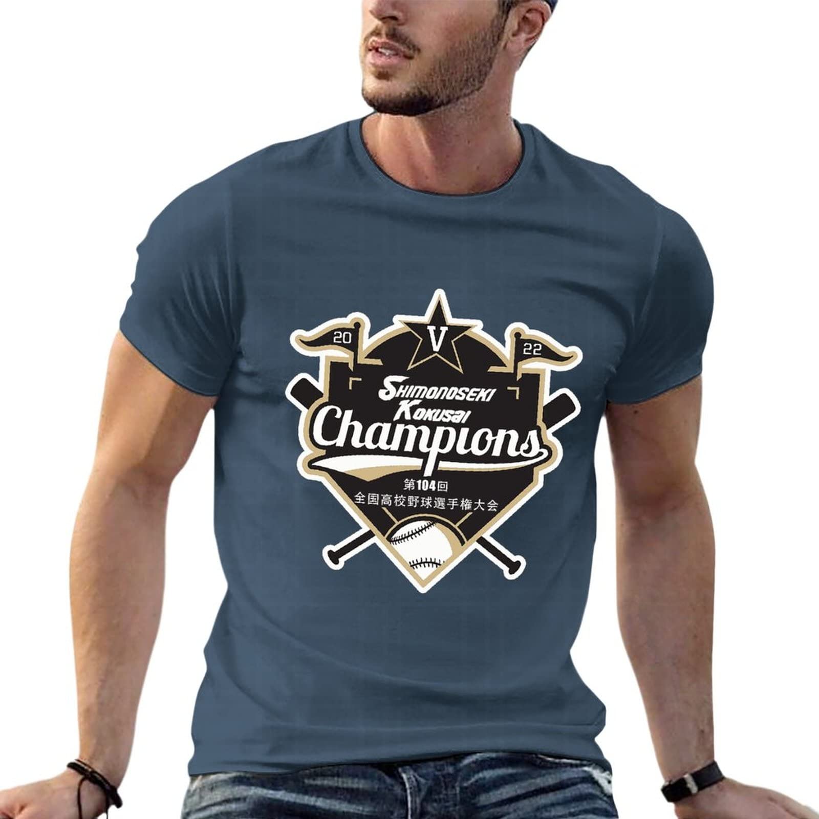 下関国際シャツ Amazon.co.jp: 下関国際高校 甲子園 記念 メンズ Tシャツ 男士 短袖